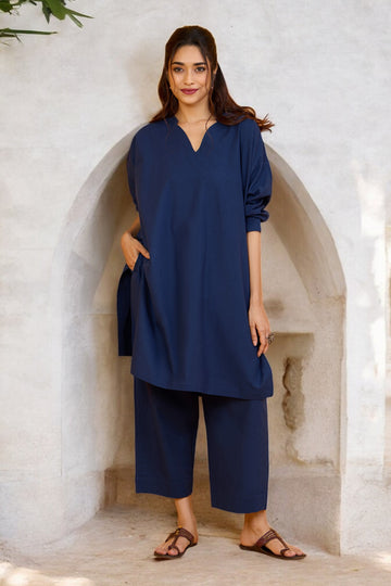 Nebula Night Blue Leisure Tunic