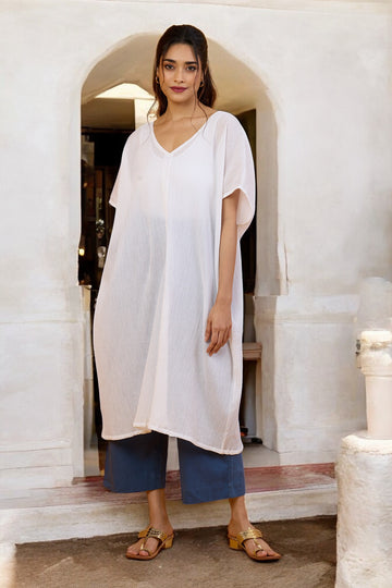 Whispering Clouds Soft Kaftan Tunic