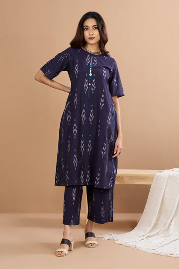 Amethyst Blend Round Neck Kurta